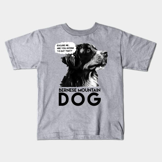 Bernese mountain dog Kids T-Shirt by Bernesemountaindogstuff